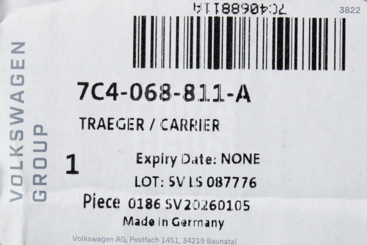 VW Grand California 2017-on shower tray support bracket 7C4068811A