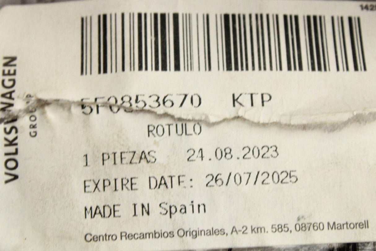 SEAT Arona Ateca Ibiza Leon 2013-on FR logo emblem (rear) 5F0853670 KTP