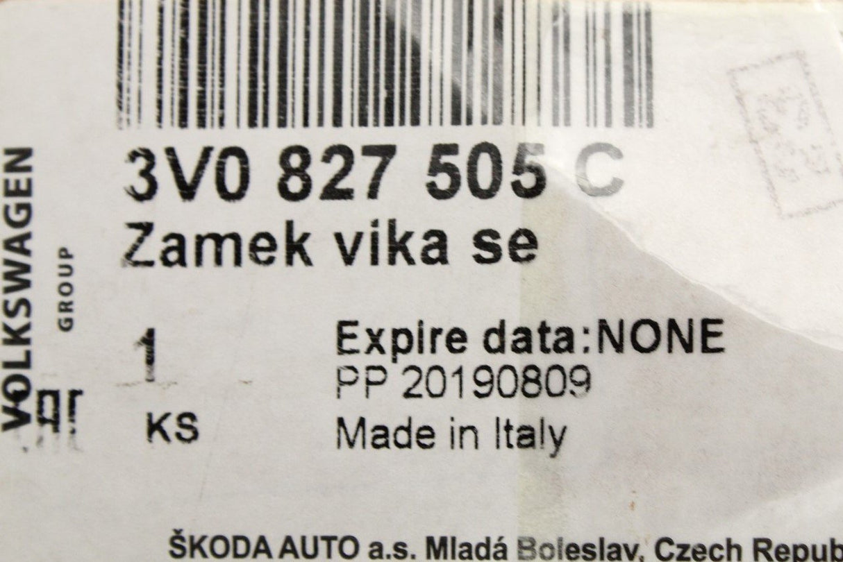 Skoda Kodiaq Rapid Superb boot latch lock with micro switch 3V0827505C