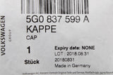 VW Golf MK7 Polo Tiguan Touran key fob chrome top cap trim 5G0837599A
