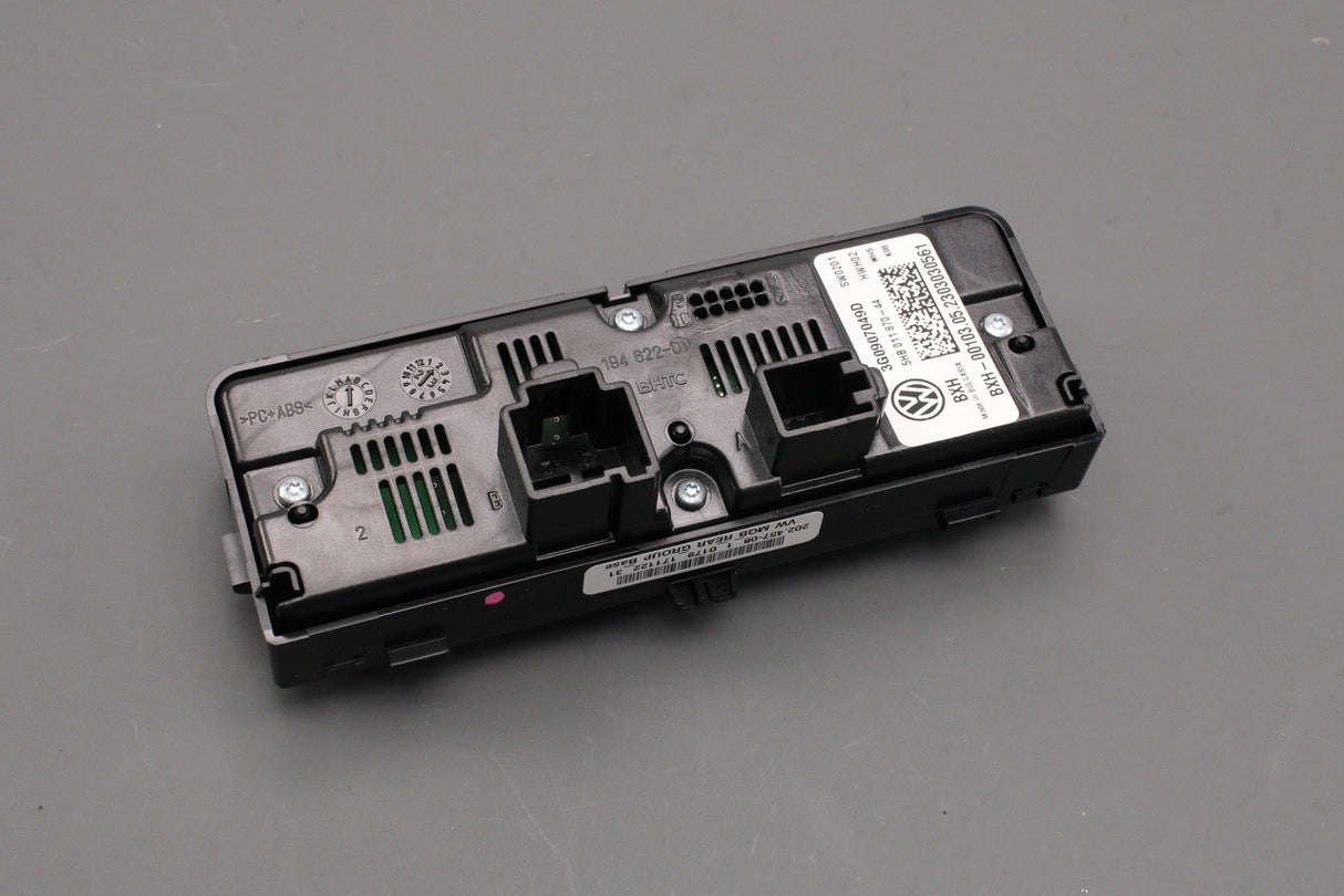 VW SEAT CUPRA heater control and display panel (rear) 3G0907049D WHS