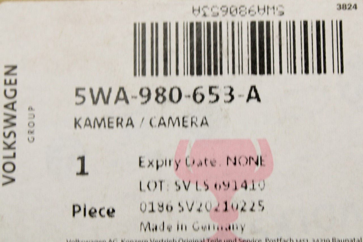 VW Golf MK8 Audi A3 8Y Skoda Octavia SEAT Leon front camera 5WA980653A
