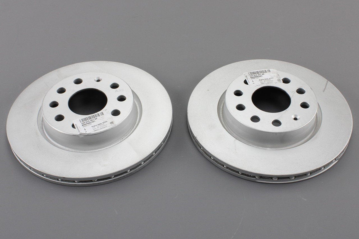 VW Golf MK5 6 Caddy Audi A3 Yeti Leon front brake discs x2 1K0615301AS