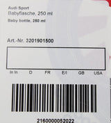 Audi sport 250 ml baby bottle (0-24m) 3201901500