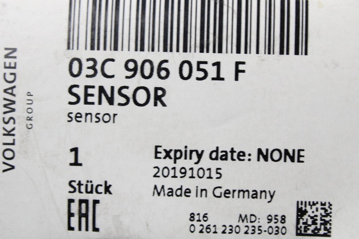 VW Golf Polo Audi RS4 Skoda SEAT Ibiza MAP pressure sensor 03C906051F