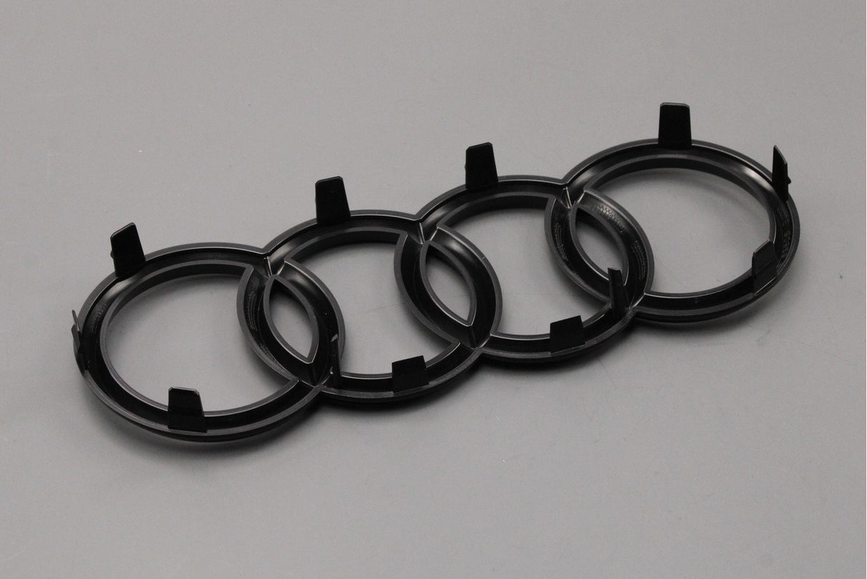 Audi A3 S3 A4 S4 A5 S5 front Audi rings badge in black 8W0071801