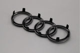Audi A3 S3 A4 S4 A5 S5 front Audi rings badge in black 8W0071801