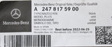 Mercedes-Benz GLA 200 chrome boot badge emblem (rear) A-247-817-59-00