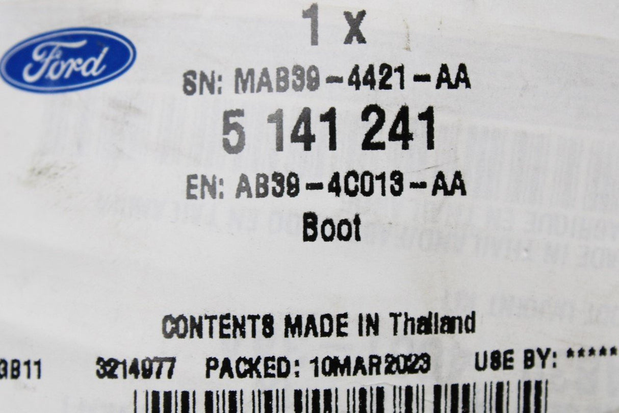 Ford Ranger T6 rear axle driveshaft boot 5141241