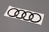 Audi e-tron Sportback 2020-on black rear Audi rings logo badge 4K4071802