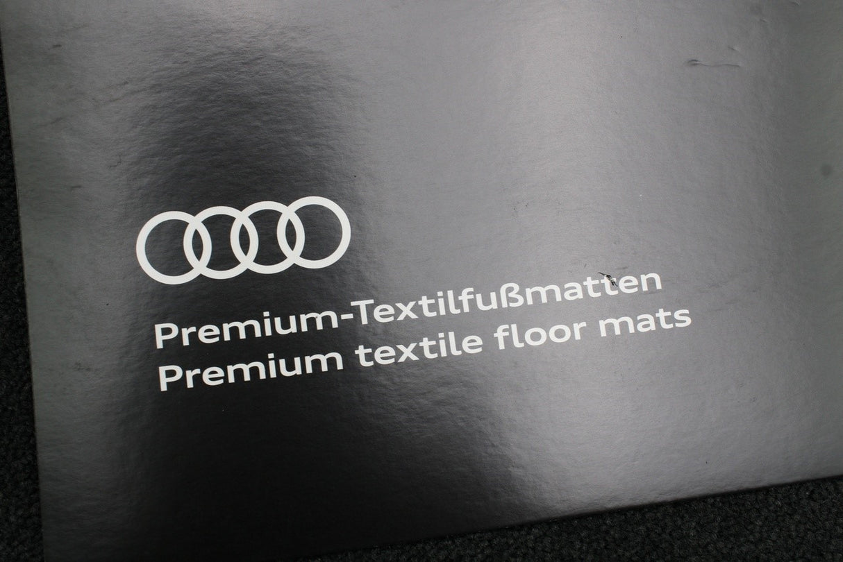 Audi A6 C8 A7 2019-on rear premium carpet floor mats 4K0061276B MNO