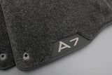 Audi A7 S7 RS7 2019-2026 RHD premium front floor mats 4K8061275B 6PS