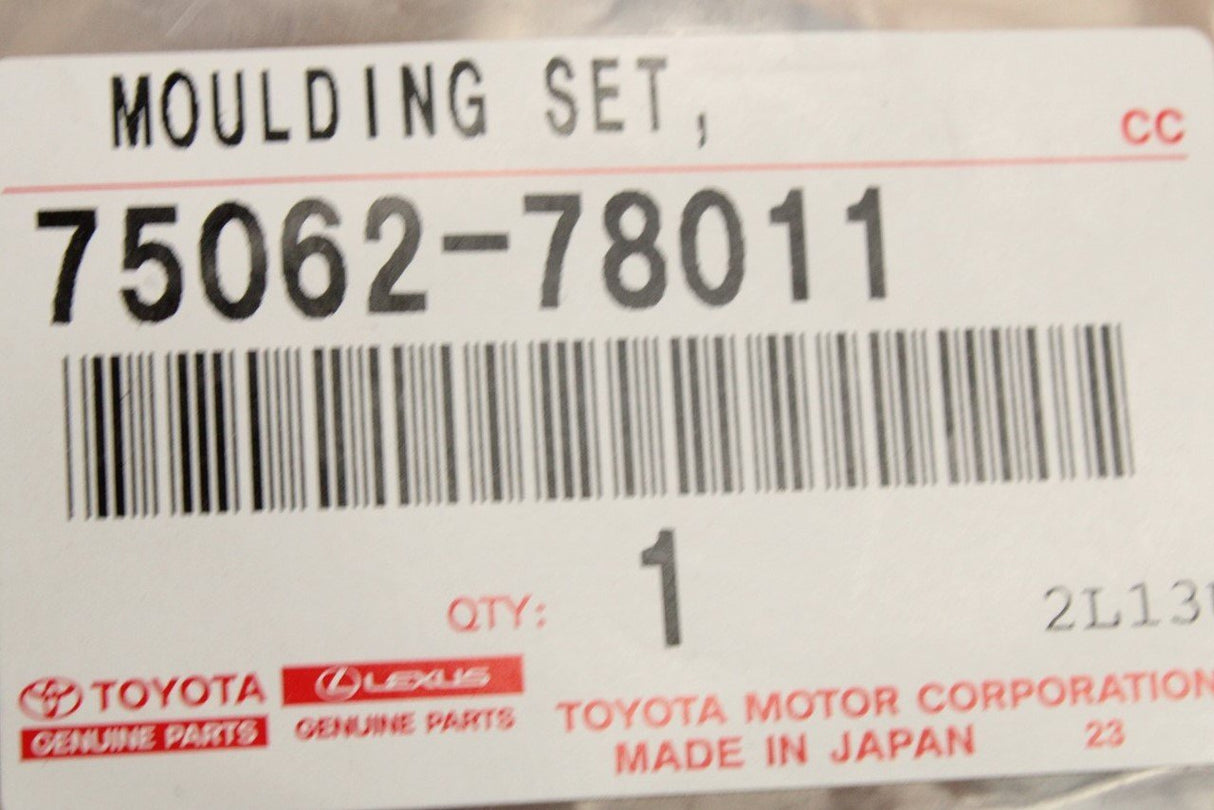 Lexus NX series 2014-2021 door moulding trim (rear left) 75062-78011
