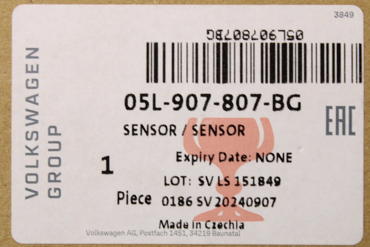 VW Golf MK8 Audi A3 8Y Skoda Octavia SEAT 2.0 TDI NOx sensor 05L907807BG