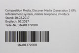 VW Composition Media Discover Media Gen 2 instruction manual 5NA012720DB