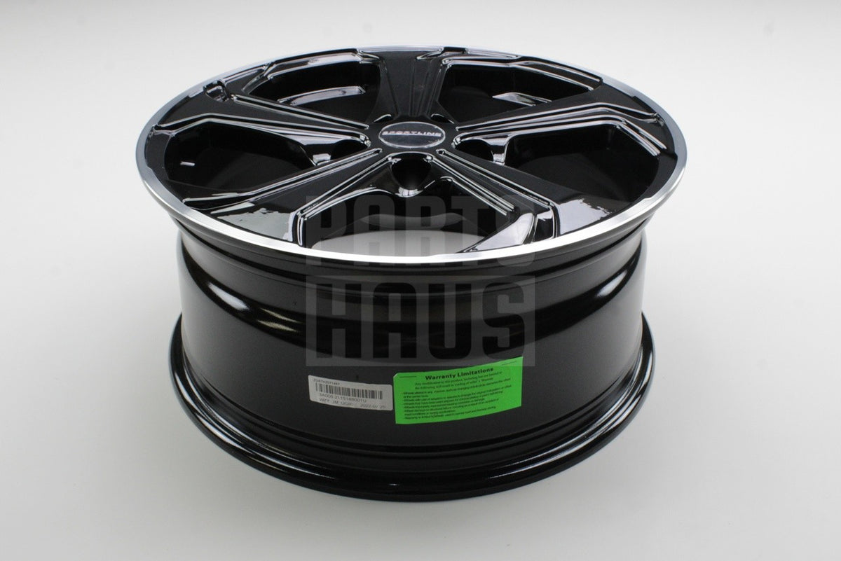 VW Transporter T5.1 T6 Sportline alloy wheel (gloss black) ZGB7HZ071497