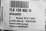 VW Touareg 03-07 turbo pressure converter vacuum hose 2.5 TDI 7L6129482M