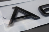 Audi A6 2019-on rear boot lid lettering badge gloss black 4F0853741B T94