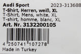 Audi Sport Collection men's T-shirt in white (XL) 3132200105