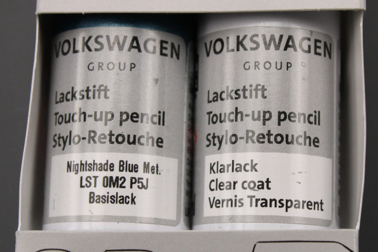 VW touch up paint pen set Nightshade Blue Metallic LP5J LST0M2P5J