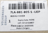 VW Transporter T6.1 2020-2024 front seat backrest cover 7LA881805S UEP