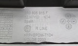 VW Polo 6R 2010-14 R-Line front bumper lower spoiler trim 6R0805915F 9B9
