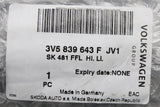 Skoda Superb 2015- window trim strip chrome (rear left) 3V5839643F JV1