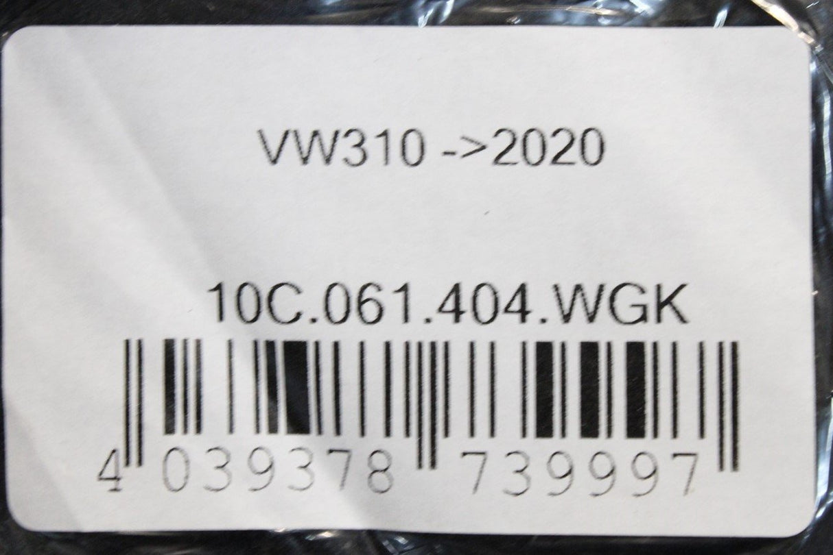 VW ID.3 2020-Onward Front and rear set of mats RHD (Black) 10C061404 WGK