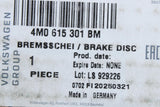 VW Touareg 18-on Audi Q7 16-on Q8 front brake disc x1 (left) 4M0615301BM