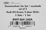 Audi A4 S4 RS4 Avant 2016-2025 rear door sun shade blinds 8W9064160A