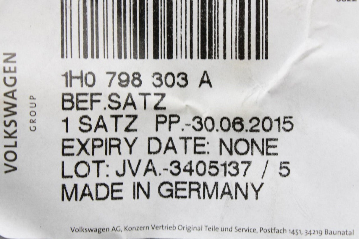 VW Golf MK3 Vento Caddy clutch cable fixing kit 1H0798303A
