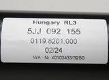 Skoda Rapid Spaceback 2013-2022 accessory detachable tow bar 5JJ092155