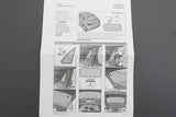 Audi A1 2011-2018 rear windows sun protection shade blind set 8X4064160