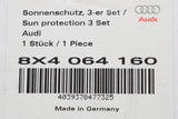Audi A1 2011-2018 rear windows sun protection shade blind set 8X4064160