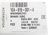 VW ID.3 Audi Q4 e-tron Skoda CUPRA front brake discs (x2) 1EA615301A