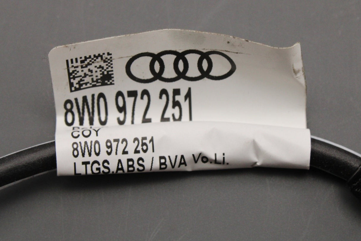 Audi A4 16-on A5 front ABS speed sensor wiring harness (left) 8W0972251