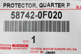 Toyota quarter panel protector 58742-0F020