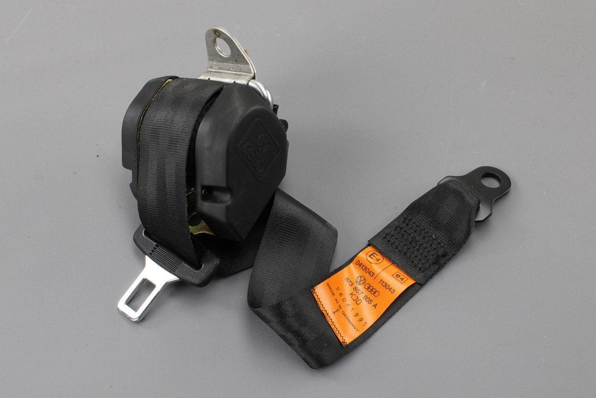 VW Polo MK2 1982-90 three point safety seat-belt (rear) 873857805A