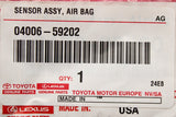 Toyota airbag sensor module 04006-59202