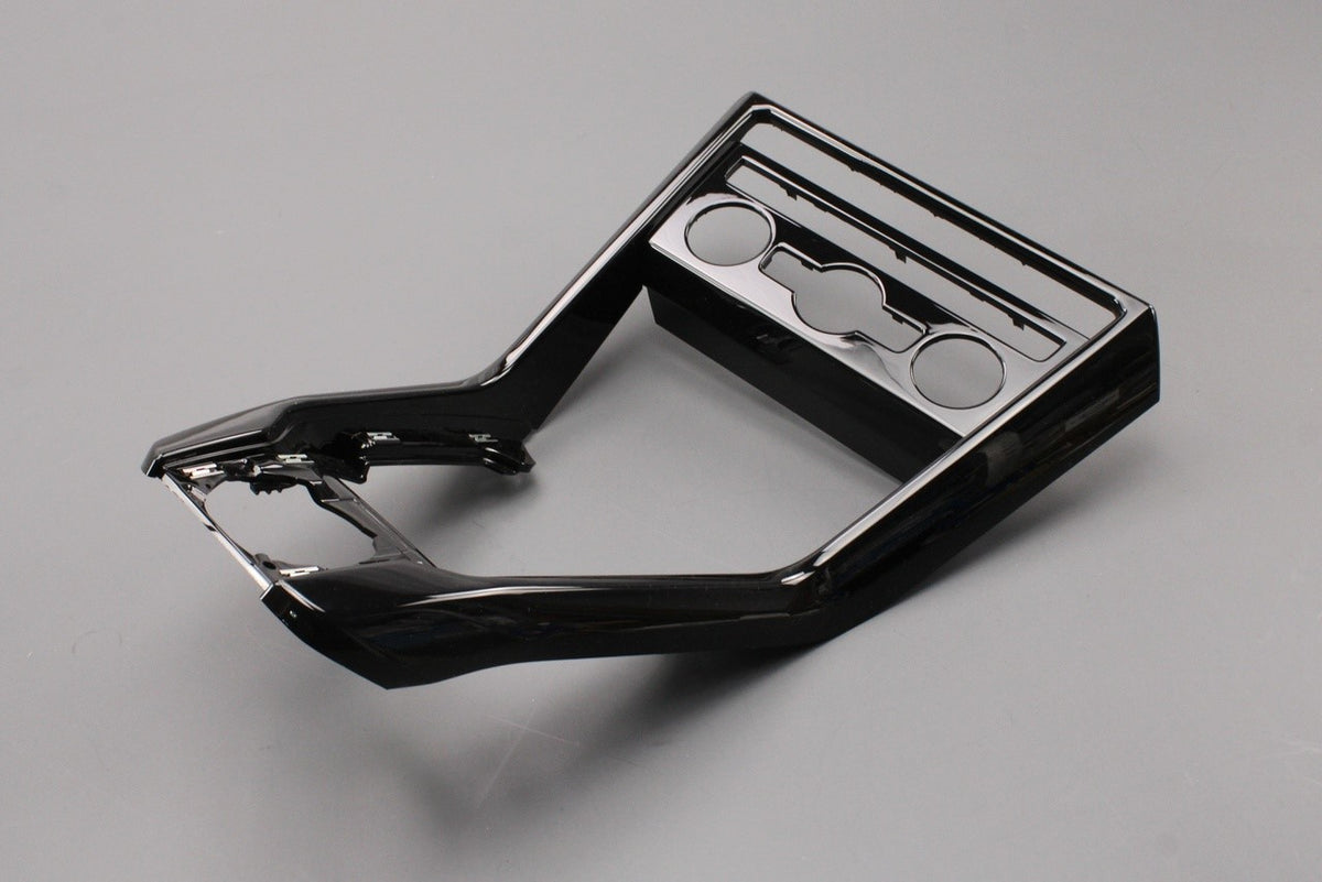 VW T-Roc 18-on gloss black centre console dashboard trim 2GB863042A 041, view 1