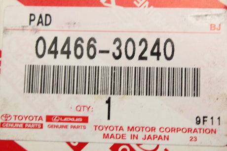 Lexus GS 2005-2011 brake pads set (rear) 04466-30240
