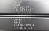VW Caddy 2021-on sliding door guide rails 2K4843871J 03C / 2K4843872J 03C