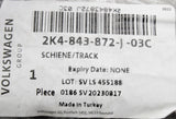VW Caddy 2021-on sliding door guide rails 2K4843871J 03C / 2K4843872J 03C