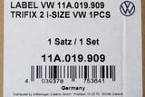 Volkswagen i-size trifix child safety car seat (15-48 months) 11A019909