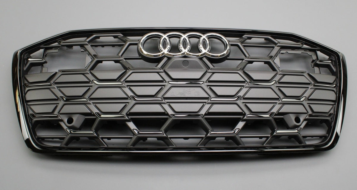Audi A6 S-Line 2023-2026 front radiator grille (black) 4K0853651T 3FZ, view 1