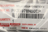 Lexus NX front and rear mud flaps set PK38978N00EP