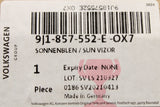 Audi e-Tron GT 2021-on sun visor (right) 9J1857552E OX7