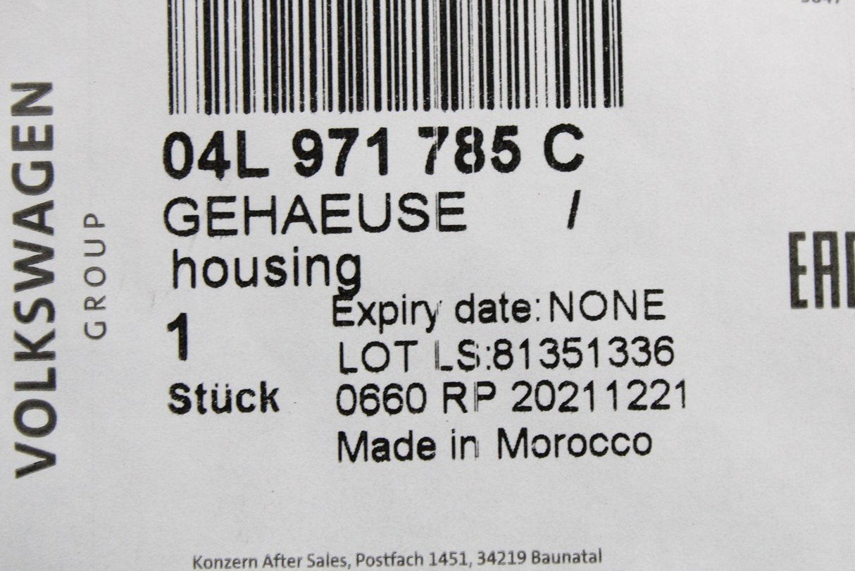 VW Audi Skoda SEAT glow plug boot with wiring harness 04L971785C