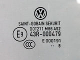 VW Polo 6R 6C 2010-2018 door window glass (front, right) 6R0845202A
