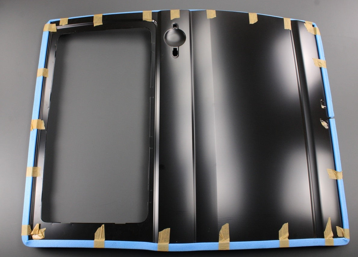 VW Transporter T6.1 sliding door with window opening (right) 7LA843108B, view 1